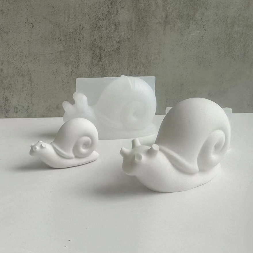 

Snail Animal Silicone Mold DIY Aromatherapy Candle Soap Plaster Cast Resin Mold Home Decoration Artifact Candle Making Supplies