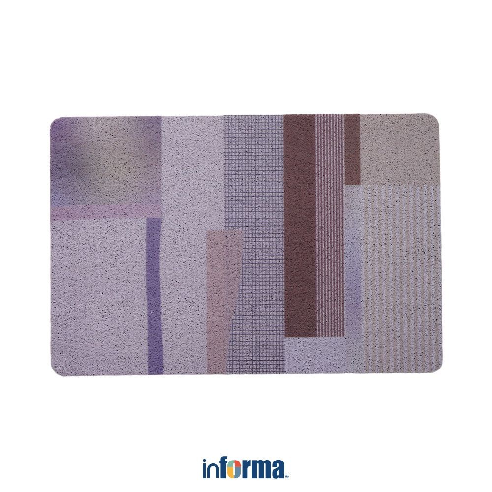 Informa 40x60 cm Keset Dapur & Outdoor Pvc Rectangle - Krem Bathmat Kain Lap Kaki Toilet Bathroom Do