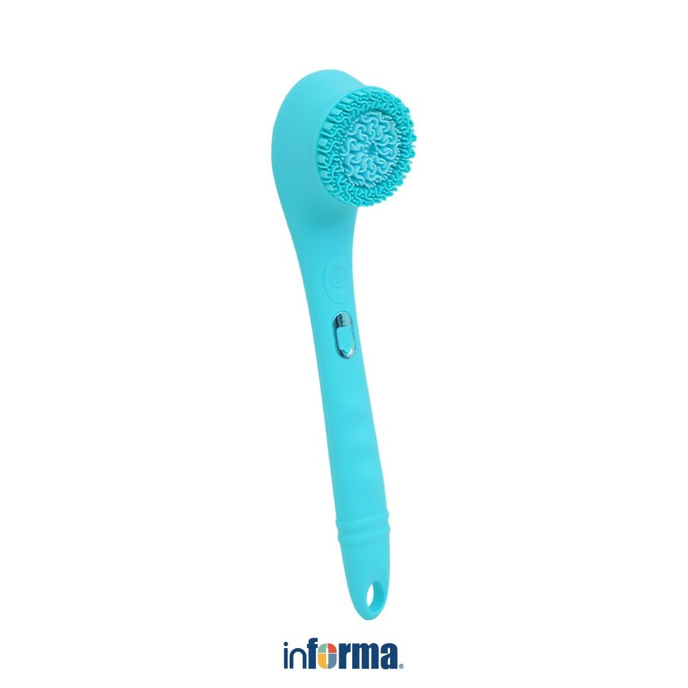 Informa Kels Sikat Mandi Plastik B100 - Hijau Tosca Electric Cleaning Bath Brush Sikat Pembersih Tan