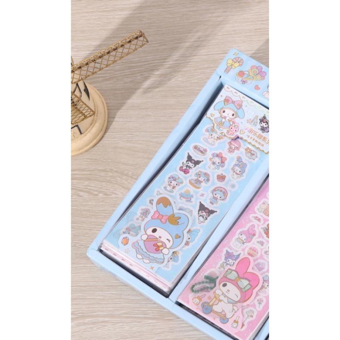 

(Istana) Mainan anak edukasi GINGER 3 sheets sticker anak waterproof sticker anak - Girlpinkhandbag DIY Wooden Produk