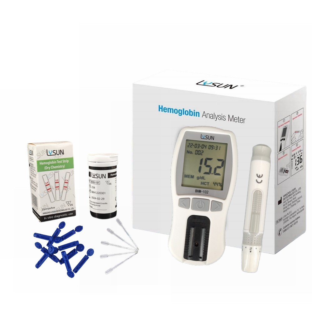 Portable Hemoglobinometer  Analyzer HB Meter  Test Equipment