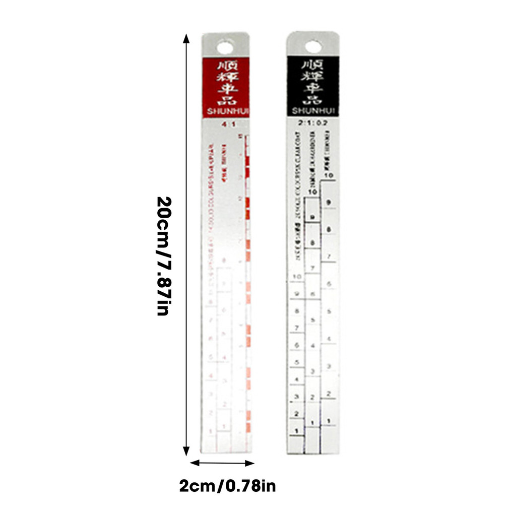 

20CM Paint Mixing Ratio Stick /Penggaris Takar Cat Mixing Tool /Stick Penggaris Cat dan Pernis / Paint Ruler