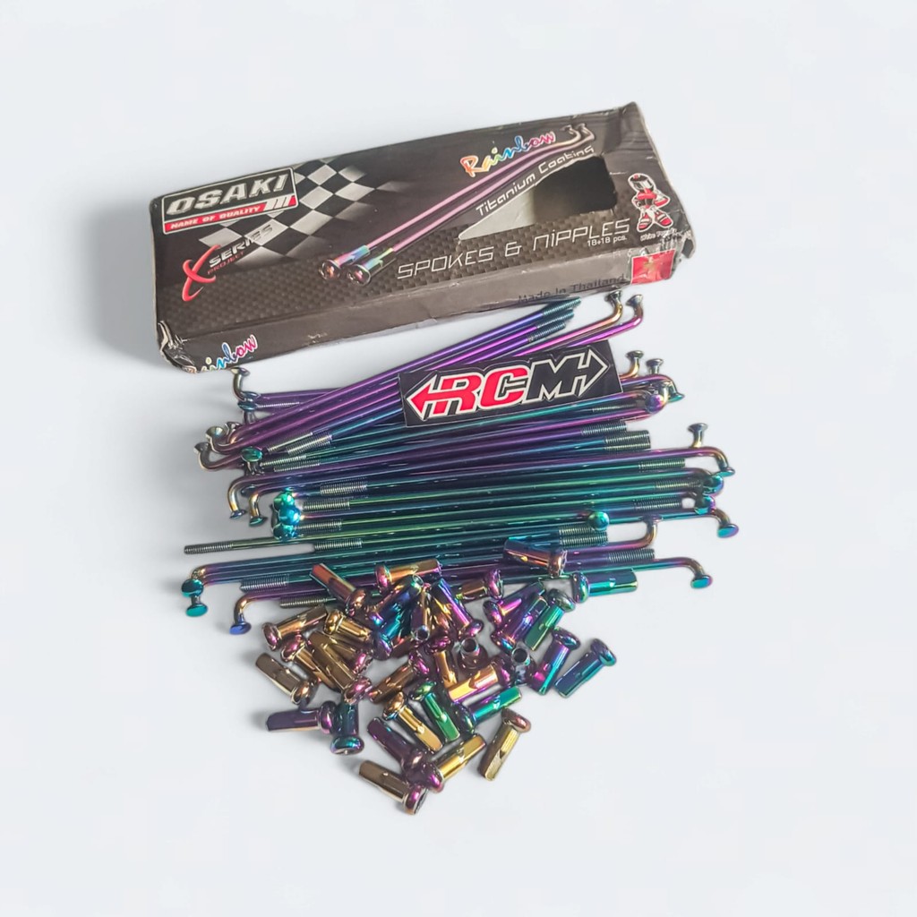 JARI JARI RUJI OSAKI PELANGI RAINBOW THAILAND 10 X 120 ORIGINAL ASLI NOT TDR RCB WILWOOD SCARLET