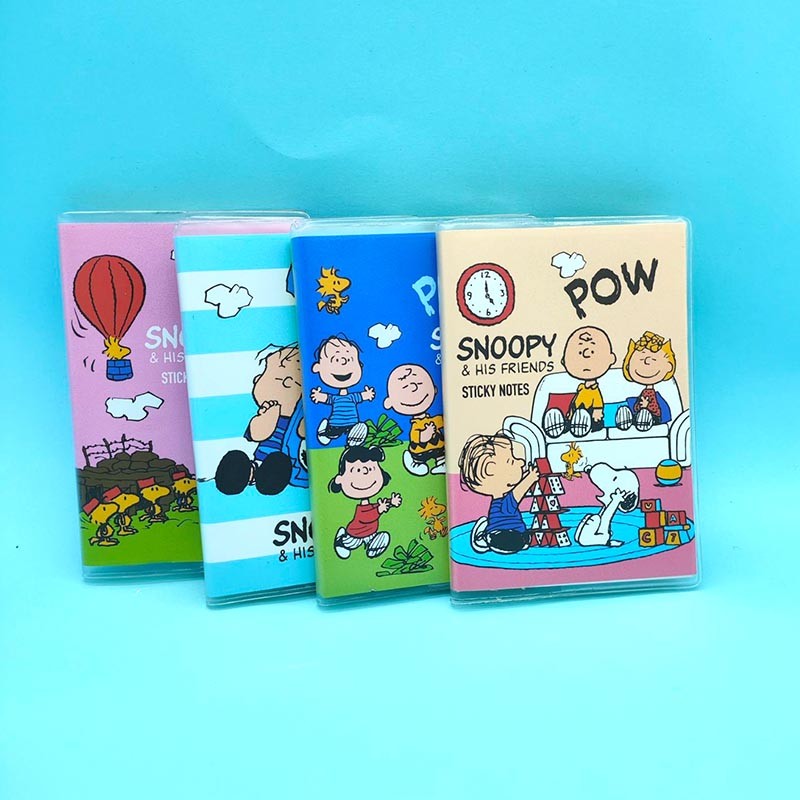 

12pcs/lot Kawaii Snoopy Memo Pad Sticky Note Cute N Times Stationery Label Notepad Post Office School Supplies