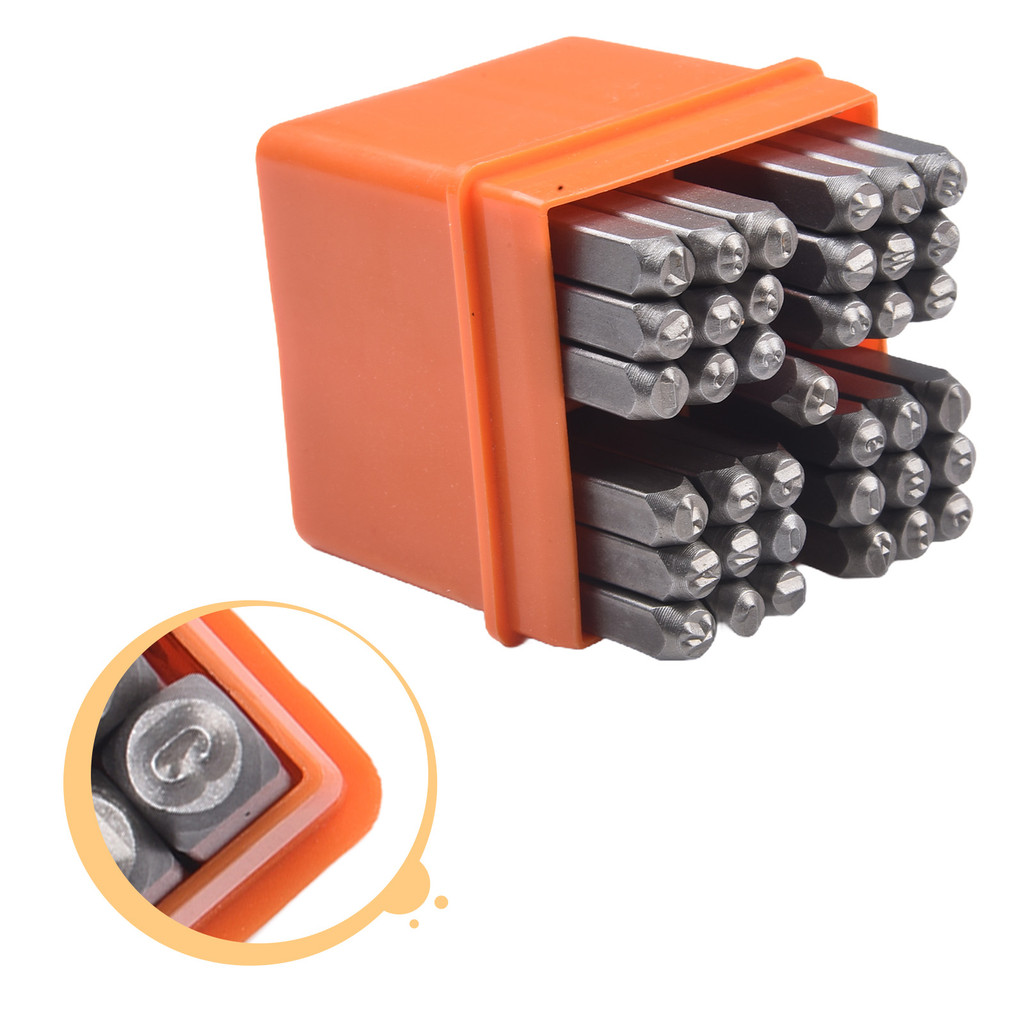 

Letter Number Punch Punch Set Punch Tool With Storage Box High Quality 37pcs 3mm Carving Tools For Jewelry DIY