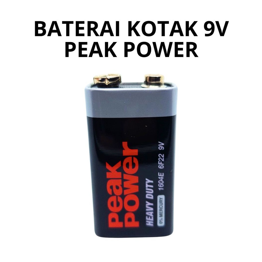 BATERAI 9V KOTAK BATTERY 9 VOLT 6F22