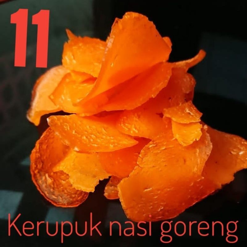 

kerupuk nasi goreng mentah orange rasa udang 250gr