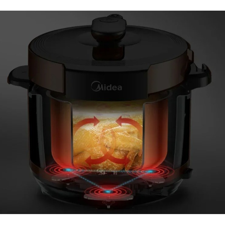 Midea Electric Pressure Cooker Home Smart 5 Liter Multifunctional Electric Cooker