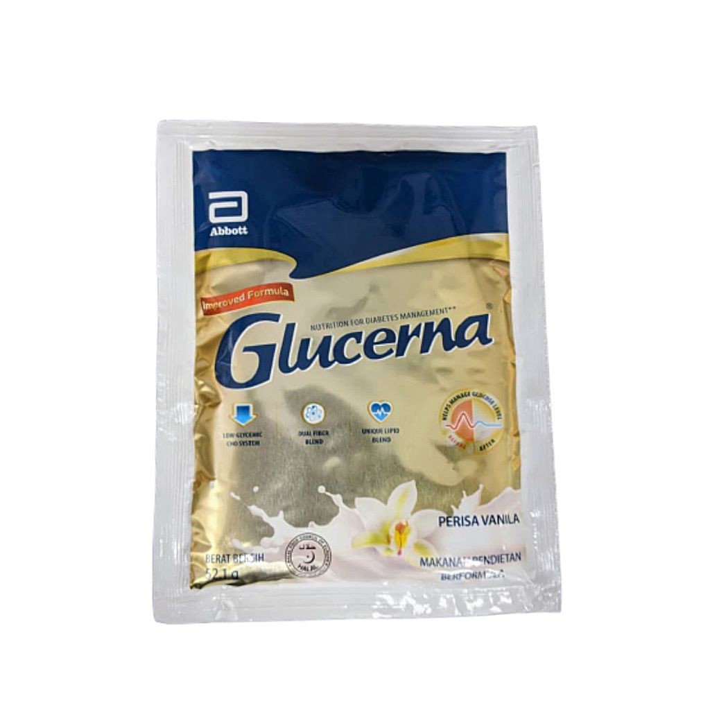 

ABBOTT Glucerna Susu Diabetes Rasa Vanilla 52,1 Gram