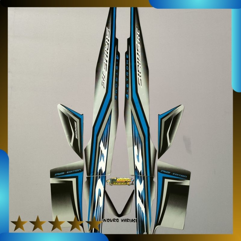 striping yamaha vega r new sirius rc biru silver thailand thailook berkualitas Lightnaziashop