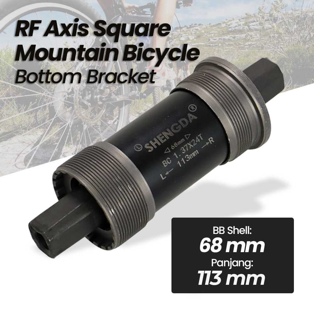 THFS Axis Square Bottom Bracket Sepeda Mountain Bicycle 68mm ZXKF6Z