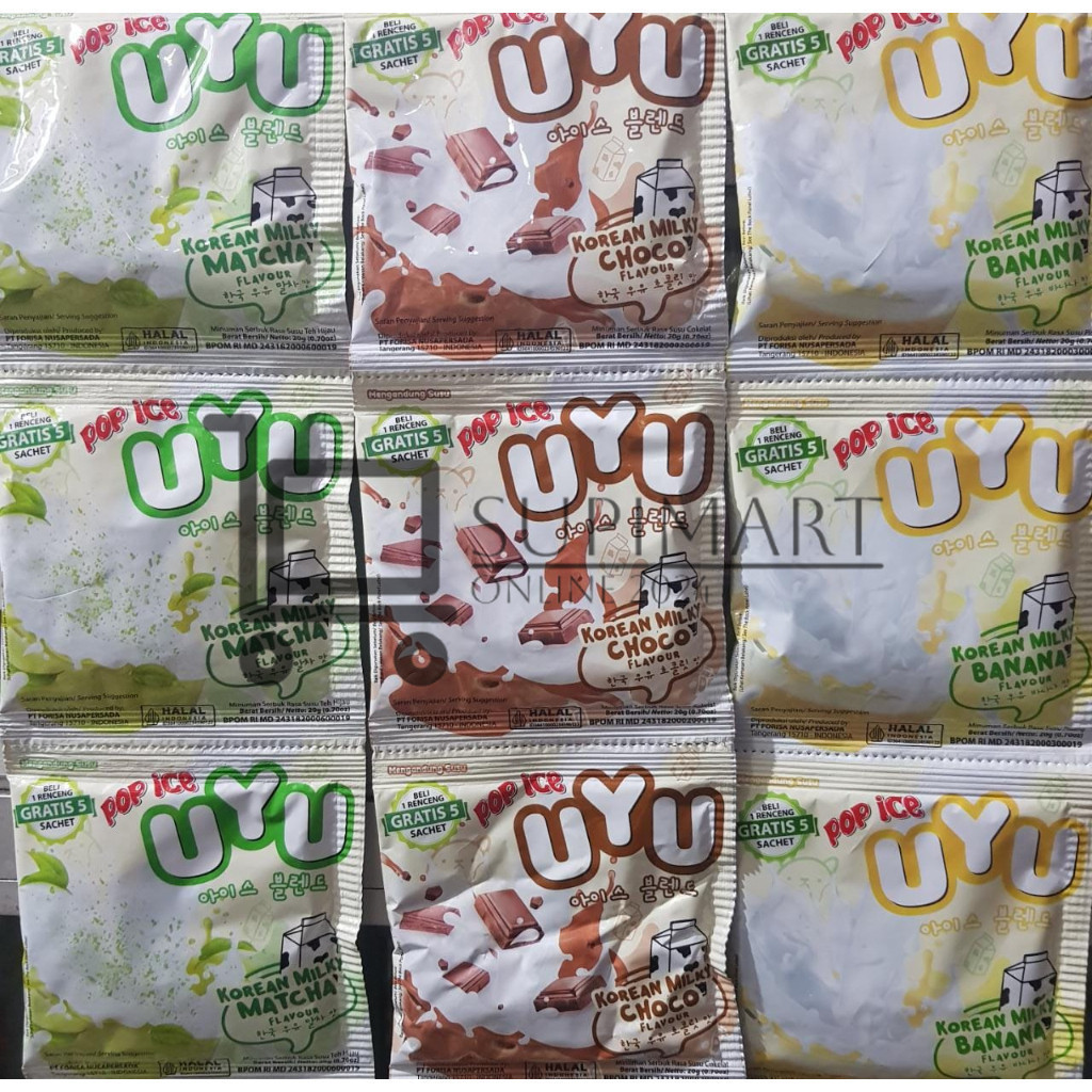 

Uyu Pop Ice 20gr Renceng Isi 10pc Sachet All Varian