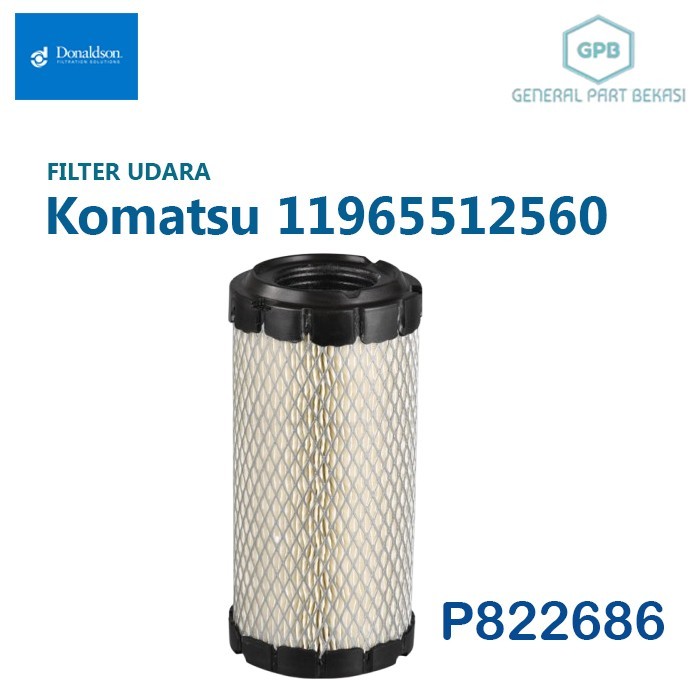 Filter Udara Komatsu 11965512560 Donaldson P822686