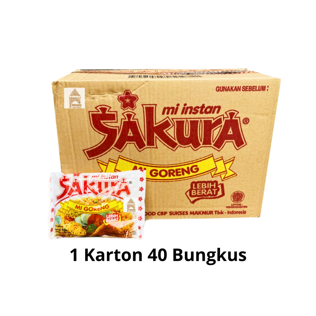 

Mi Goreng Sakura 1 Dus 40 Pcs / Mi Sakura Goreng