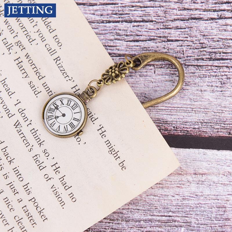 

Vintage Retro Tower Student Kawaii Metal Bookmarks Book Marker Paper Clips For Kids Gift Stationery