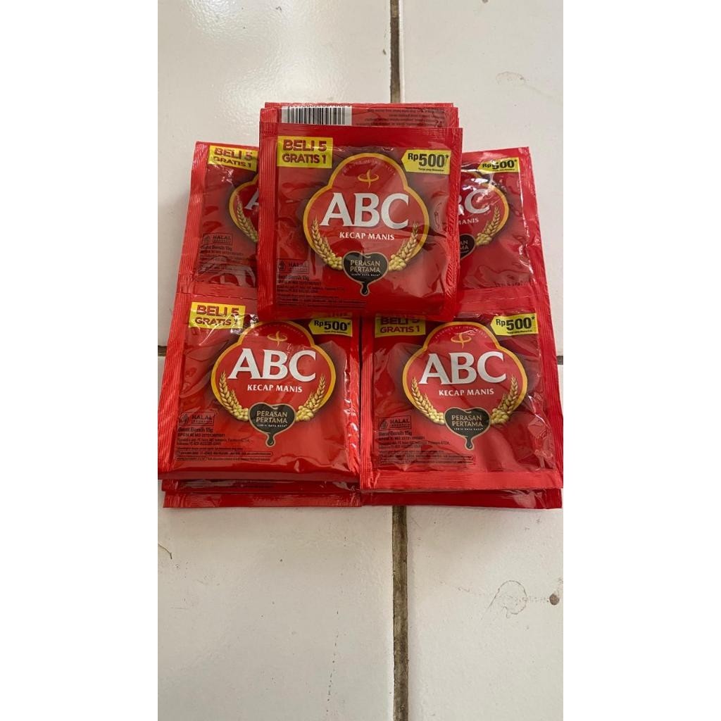 

12Pcs Kecap Manis Sachet ABC 15gr