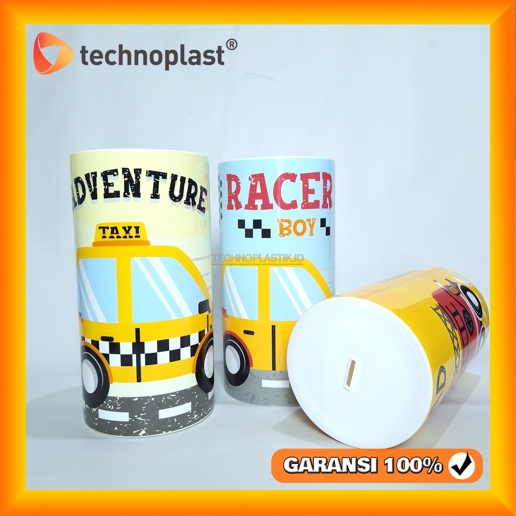 TECHNOPLAST Bank Coin Celengan Koin Plastik 152 X 300 Mm Resucue Squad Jumbo