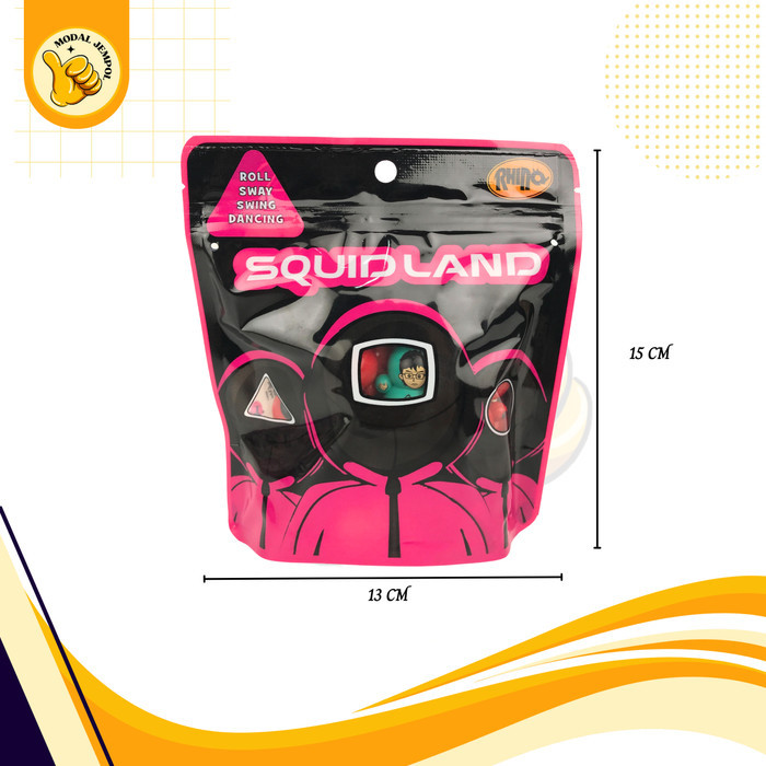 Squid Land Tumbler Mini Figurine / Figurine anti roboh / Figurine gak bisa tumbang Lucu