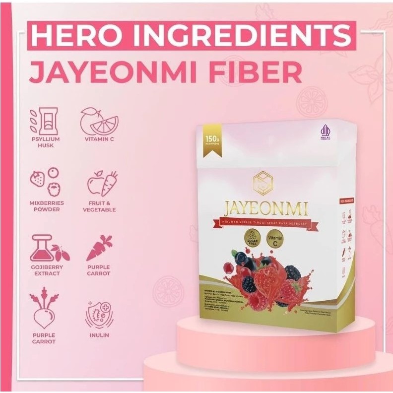 

JAYEONMI Fiber Drink Mixberry (Per Sachet ) Detox | Antioksidan | Probiotic