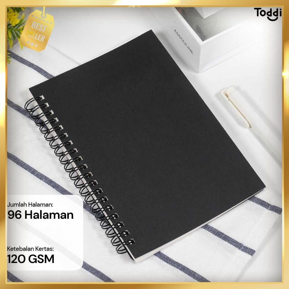 

Toddi Buku Jurnal Softcover Notebook Diary 120GSM 96 Halaman Blank - BQ-N14