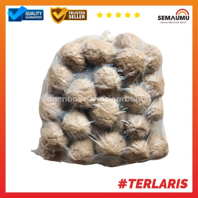 

BAKSO / BASO IKAN SINAR BAHARI BANDUNG 1 Bal Bakso Ikan Jumbo Isi Tetelan / Cabe