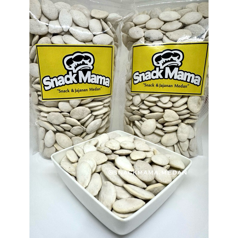 

KUACI PUTIH BIJI LABU PREMIUM 500GR | SNACKMAMA