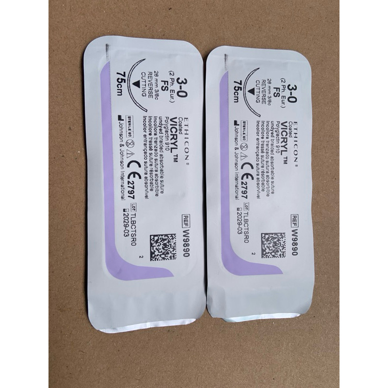 VICRYL 3-0 reverse cutting W9890 BENANG OPERASI