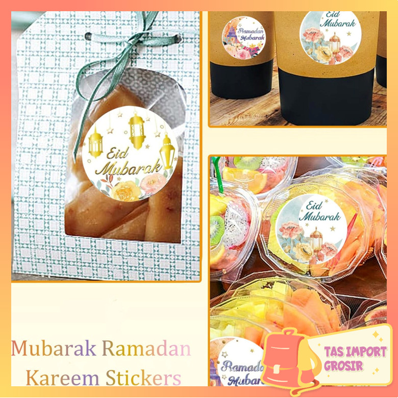 

Tas Import 6518 Stiker Label Idul Fitri / 1 Roll isi 500 Pcs Stiker / Stiker Hampers Lebaran Idul Fitri / Stiker Bulat Kemasan Parcel