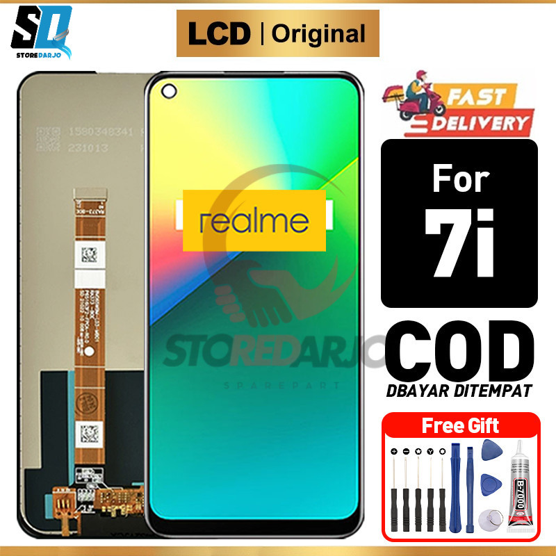 LCD Realme 7i Original 100% Fullset ori  hp Touchscreen Murah For Glass Touch Screen Digitizer