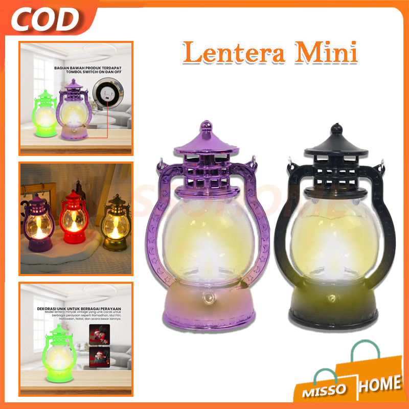 Lampu Lentera Ramadhan Dekorasi Minimalis Lampu LED / Lampu Lentera Lilin Mini LED Dekorasi Minimali