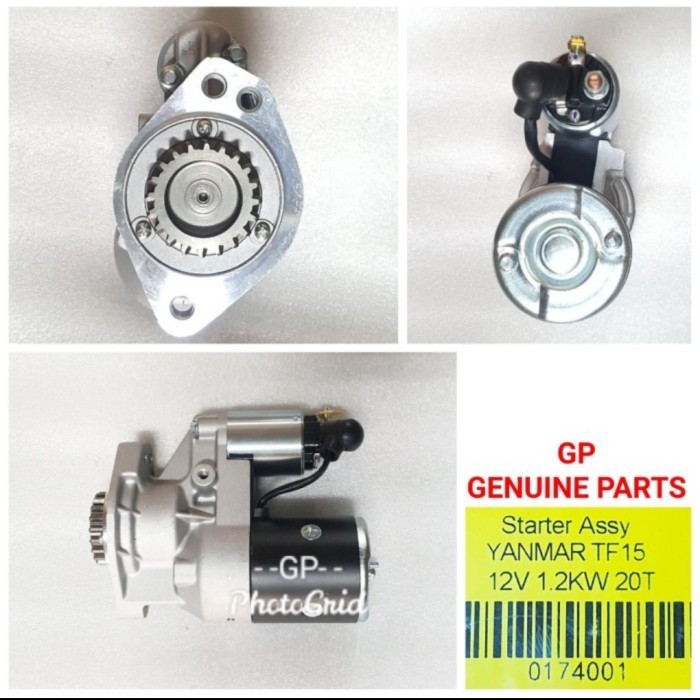 Dinamo Starter Yanmar TF105 TF155 R TF-15 TF150 TF190 TF55 QTB 12V 20T NEW