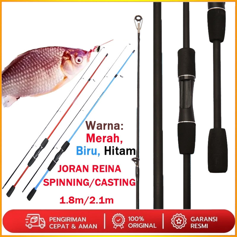 Joran Pancing 1.8M/2.1M Joran Pancing /pancingan set lengkap/joran tegek/Spinning joran/joran tegek/