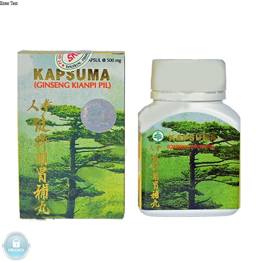 Terbaru browww~ Terbaru~ Kapsuma (Ginseng Kianpil Pil )