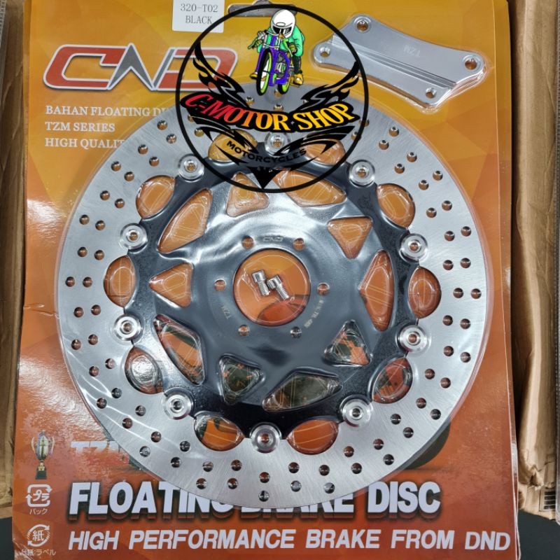 PIRINGAN CAKRAM DEPAN TZM  SCORPIO TIGER NEW UKURAN 320MM PIRINGAN CAKRAM DEPAN DELKEVIC FLOATING SC