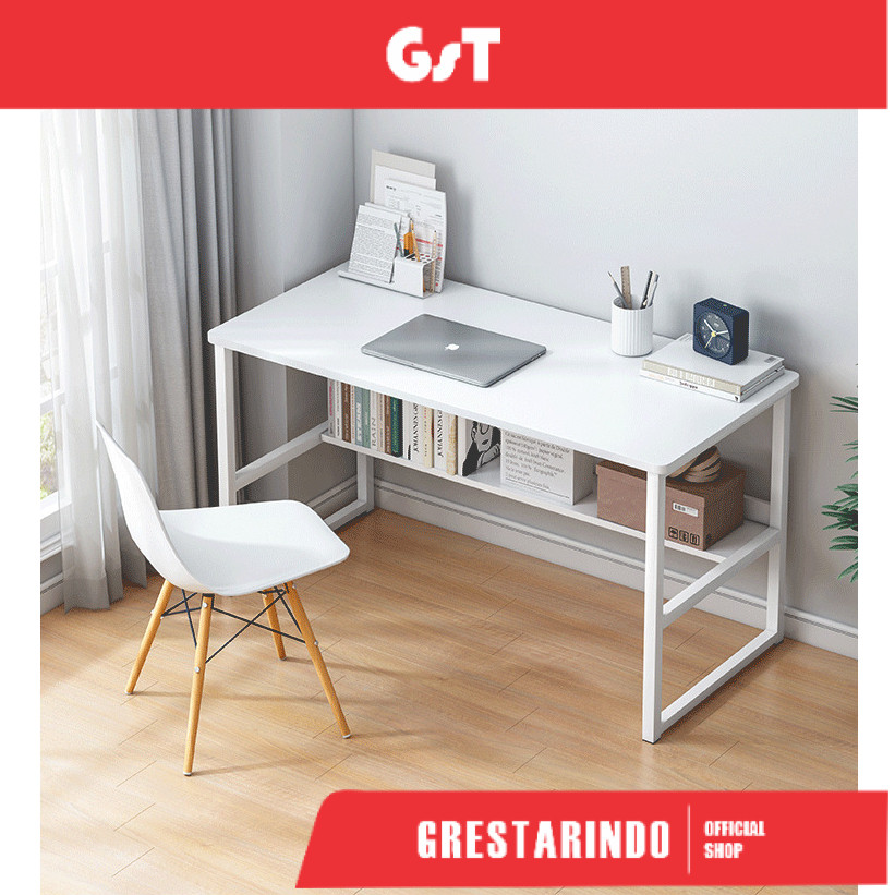 Meja Komputer/Meja belajar/meja kantor/meja pc/Meja 1 Meter/lemari meja belajar