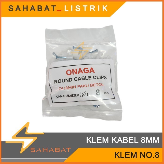 Klem Kabel 8mm / Klem Kabel No8 ONAGA