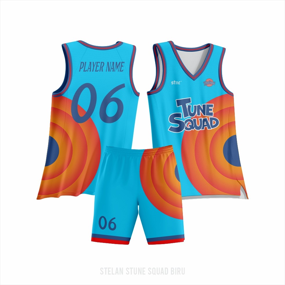 JERSEY BASKET TUNE SQUAD BAJU BASKET ANAK DAN DEWASA FULL PRINTING PREMIUM