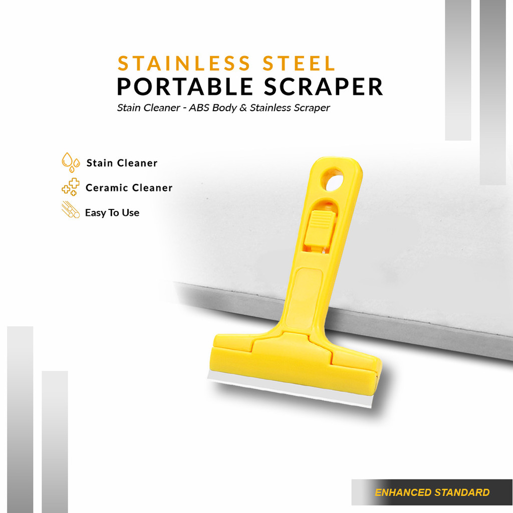 

Pisau Pembersih Noda Kaca Keramik Lantai Portable Scrapper