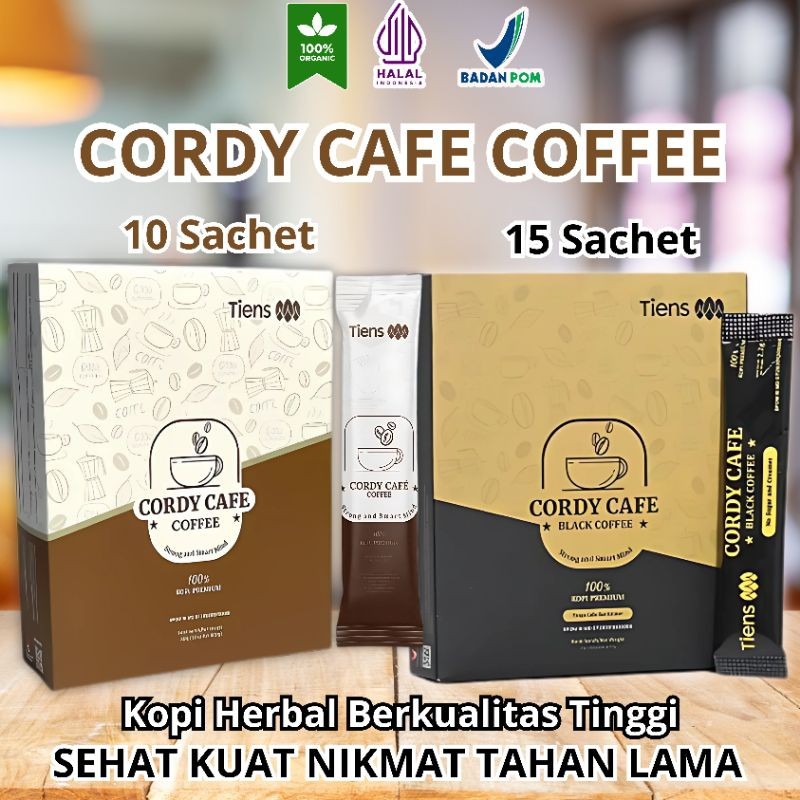 

(TERLARIS) TIENS - Cordy Cafe Coffe BPOM Original Kopi Herbal Kesehatan Tingkatkan Daya Tahan Tubuh