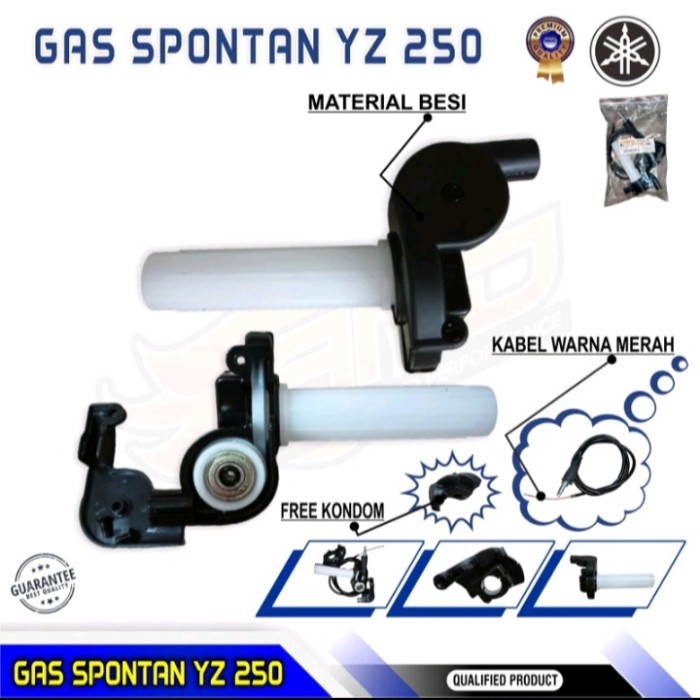 Gas Spontan Yz 250 Original Import Thailand