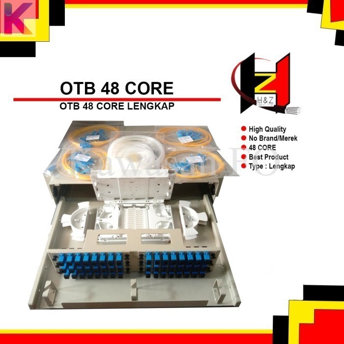 OTB 48 Core SC UPC LENGKAP / Roset 48 Core FTTH | Alat Fiber Optic FTTH