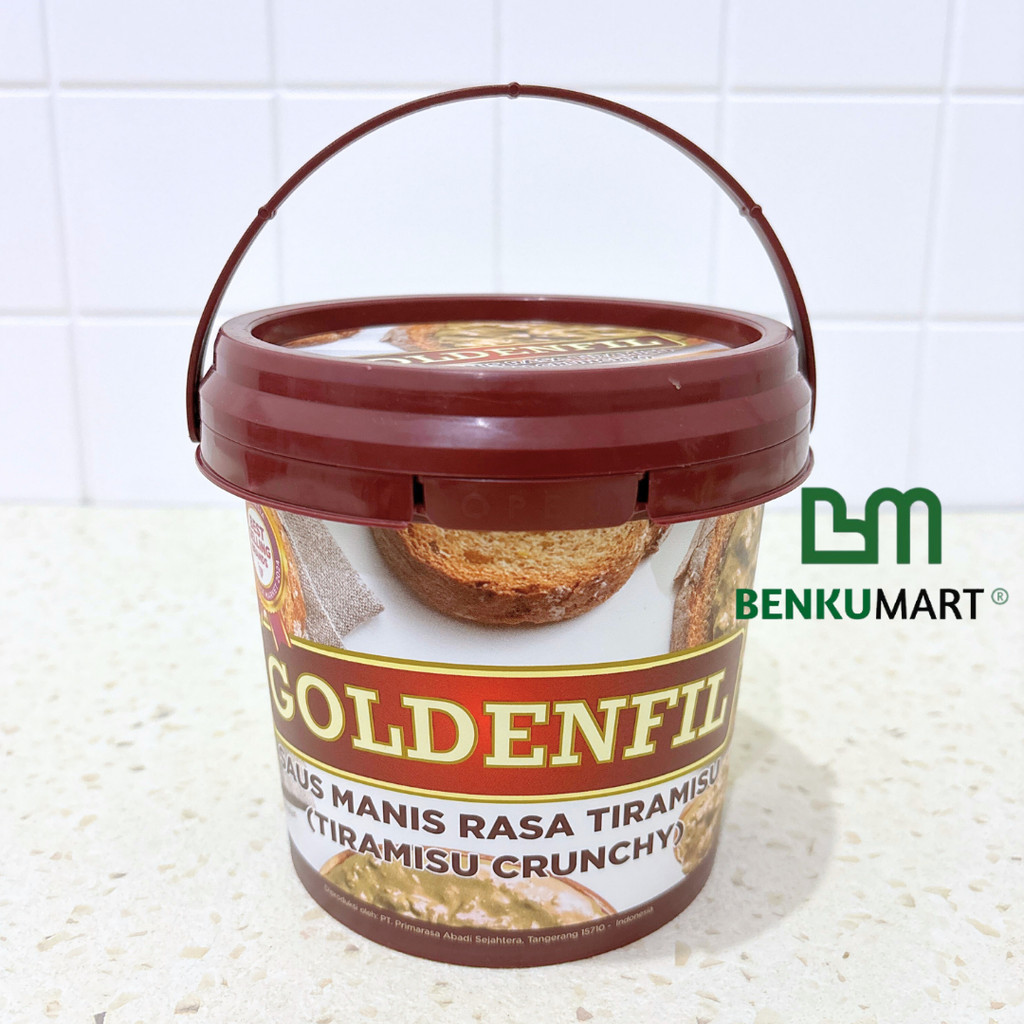 

Goldenfil Tiramisu Crunchy 1 Kg | Selai Tiramisu Goldenfil