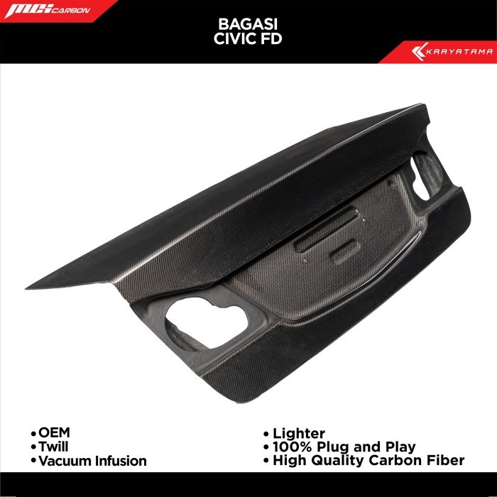 Bagasi Carbon Civic FD | MCI Carbon by Karyatama