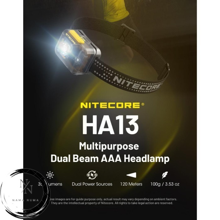 NITECORE Senter Kepala LED Headlamp - HA13