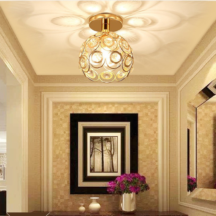 tr01Lampu Plafon Gantung Kristal Minimalis Lampu kristal plafon rumah Lampu ceiling kristal kotak mo