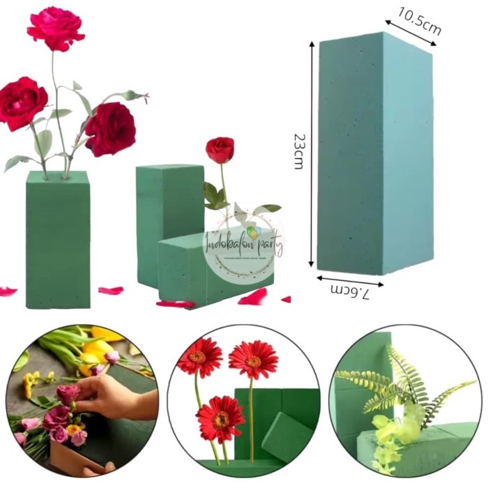 Floral Foam busa gabus kering / foam busa bunga tanaman artificial