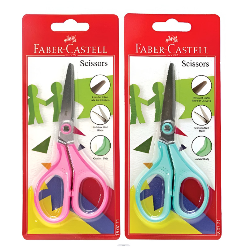 

Gunting Anak Faber Castell 1871 / Kids Scissors Soft Grip Faber Castell 1871