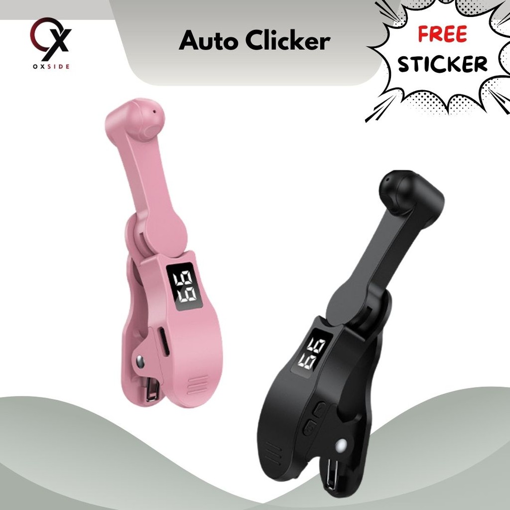 (FREE STICKER) Alat Tap Tap Layar LED Clickers Tapper Smart Screen Klik Otomatis  USB Live Streaming
