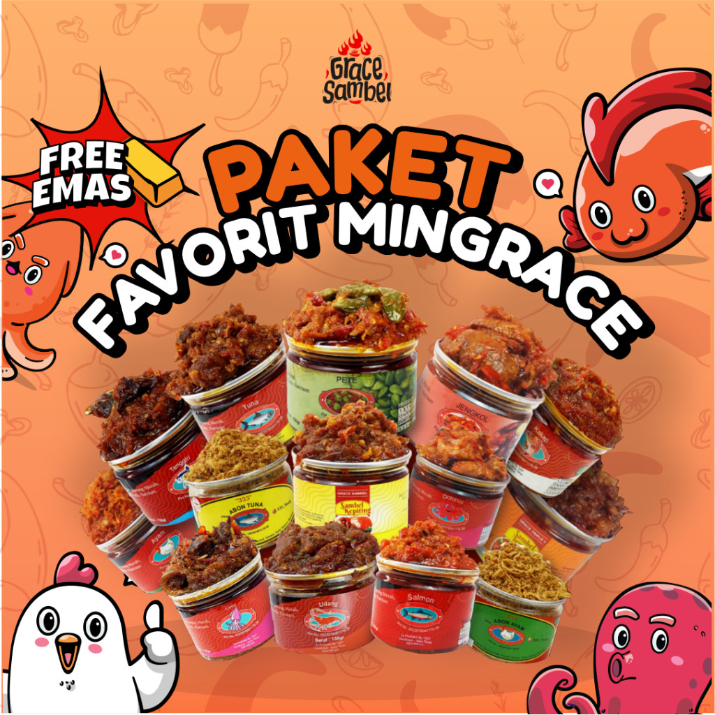 

Grace Sambel - Paket Hemat Sambal & Abon 150-300 gr