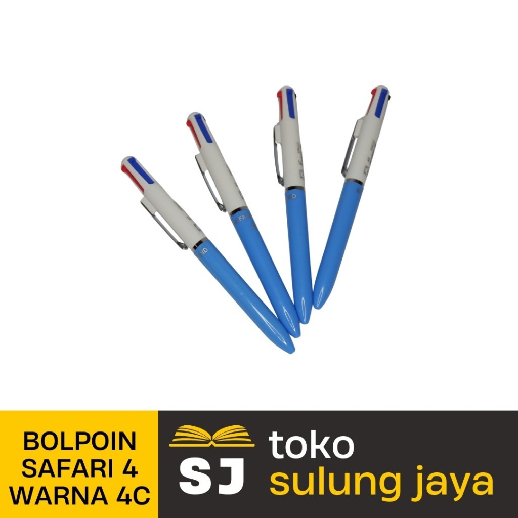 

BOLPOIN 4 WARNA SAFARI | PEN SAFARI | PULPEN 4 WARNA | BALLPOINT